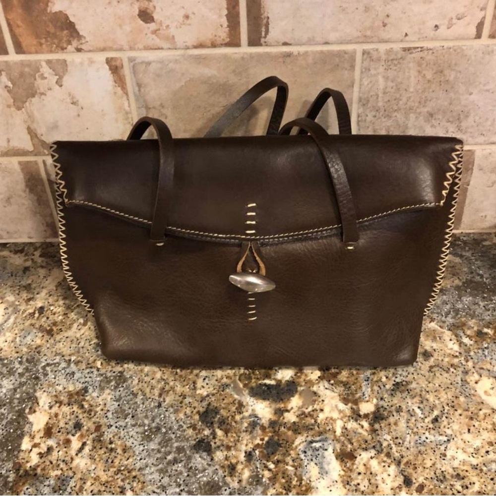 Brand new authentic Ellington leather purse with toggle closure